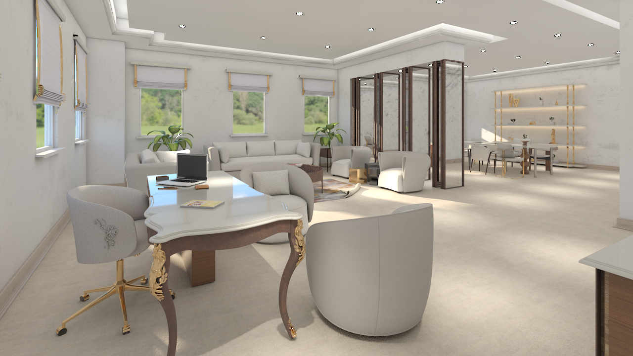 Visualization Project of an Office in Dubai